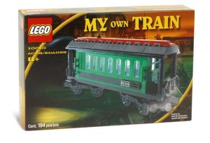 LEGO My Own Train Groene Passagierswagon 10015